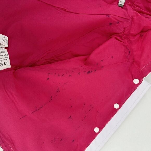 Catimini Rain Coat Baby Girl Size 12 Months Cheerful White Floral Spring Hooded - Picture 9 of 10